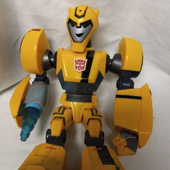 HASBRO 2007 TRANSFORMERS BUMBLEBEE 11" ACTION FIGURE TALKING SOUNDS LIGHTS - Picture 2 of 3